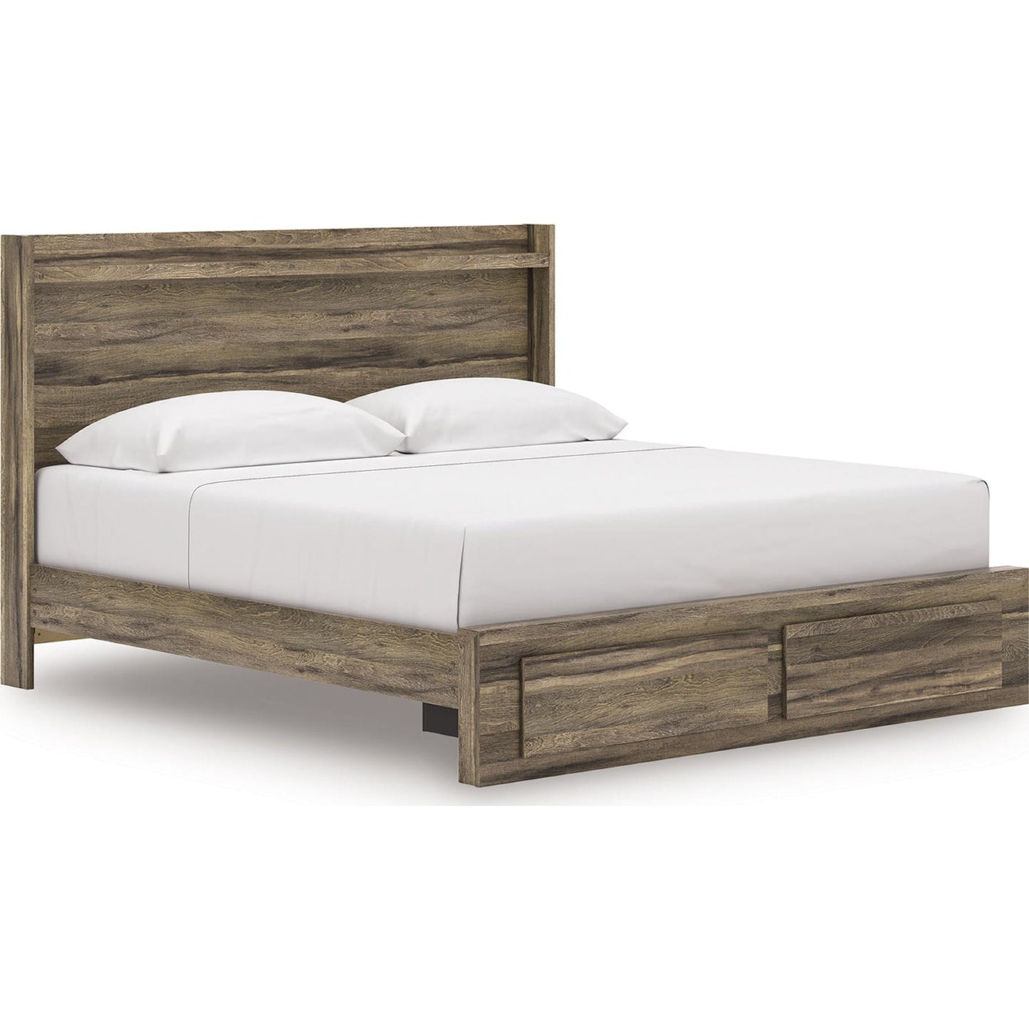 Lit de rangement Elbrim - Marron