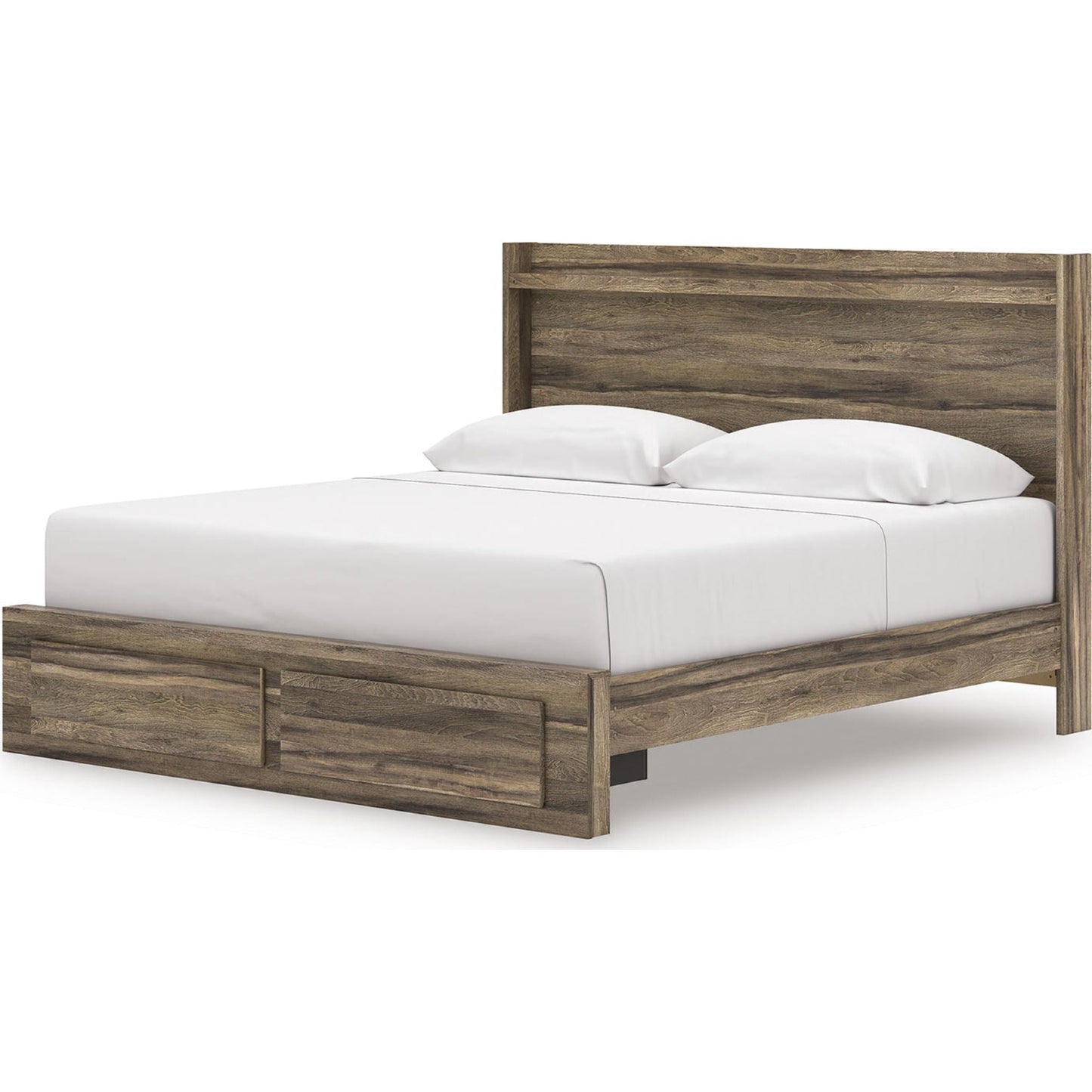Lit de rangement Elbrim - Marron