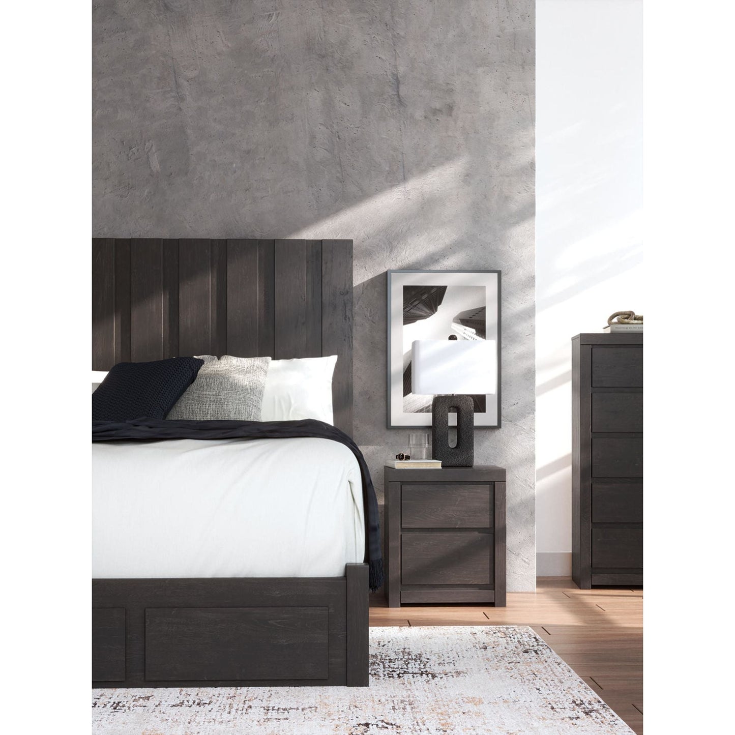 Table de chevet Fraluna - Anthracite