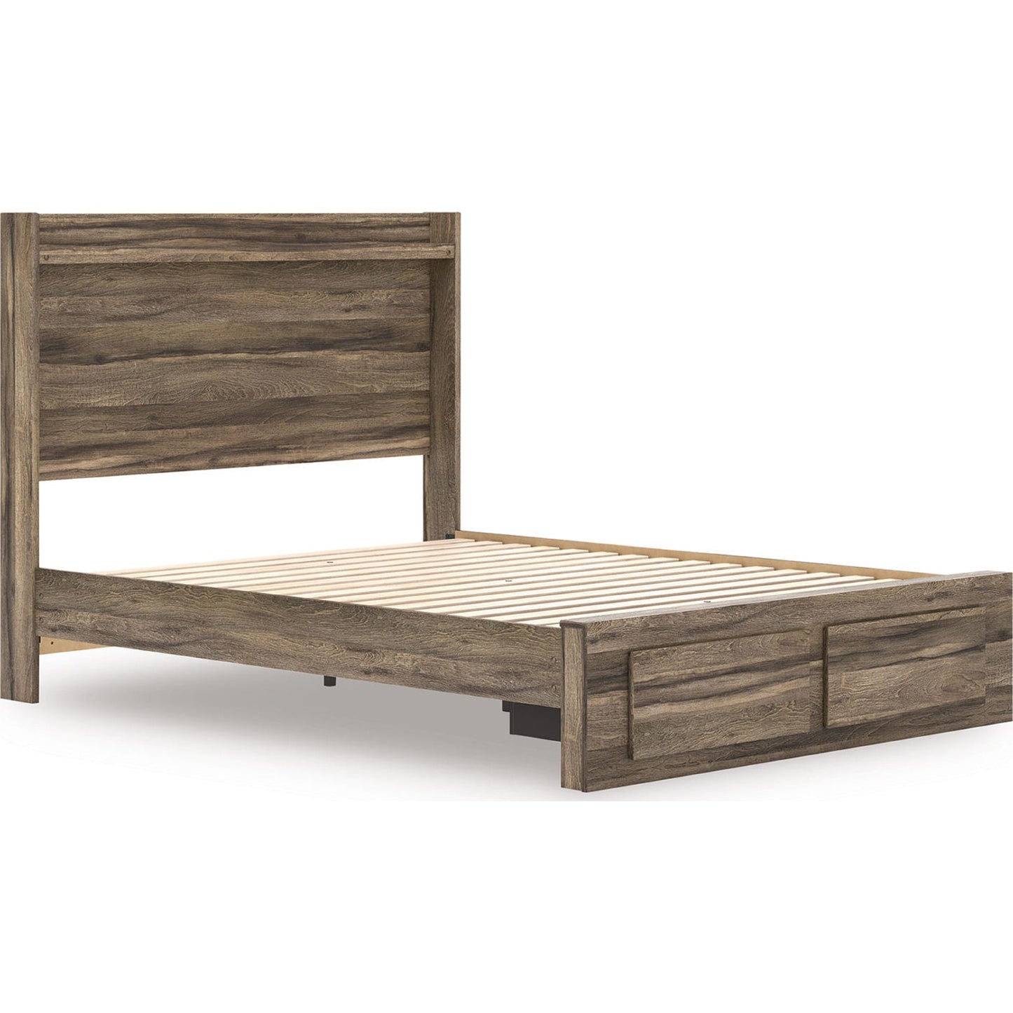 Lit de rangement Elbrim - Marron
