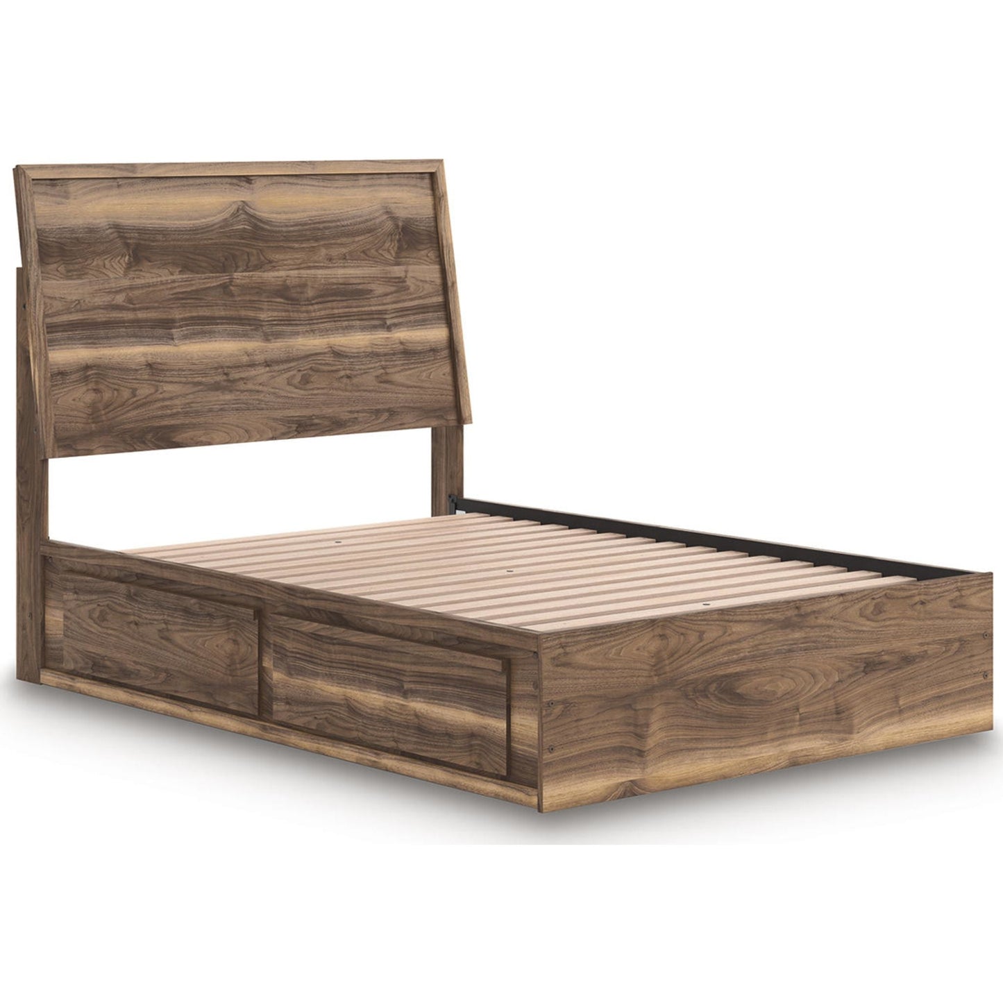 Lit de rangement Chirason - Marron