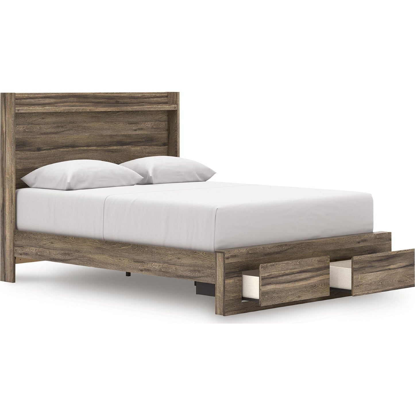 Lit de rangement Elbrim - Marron