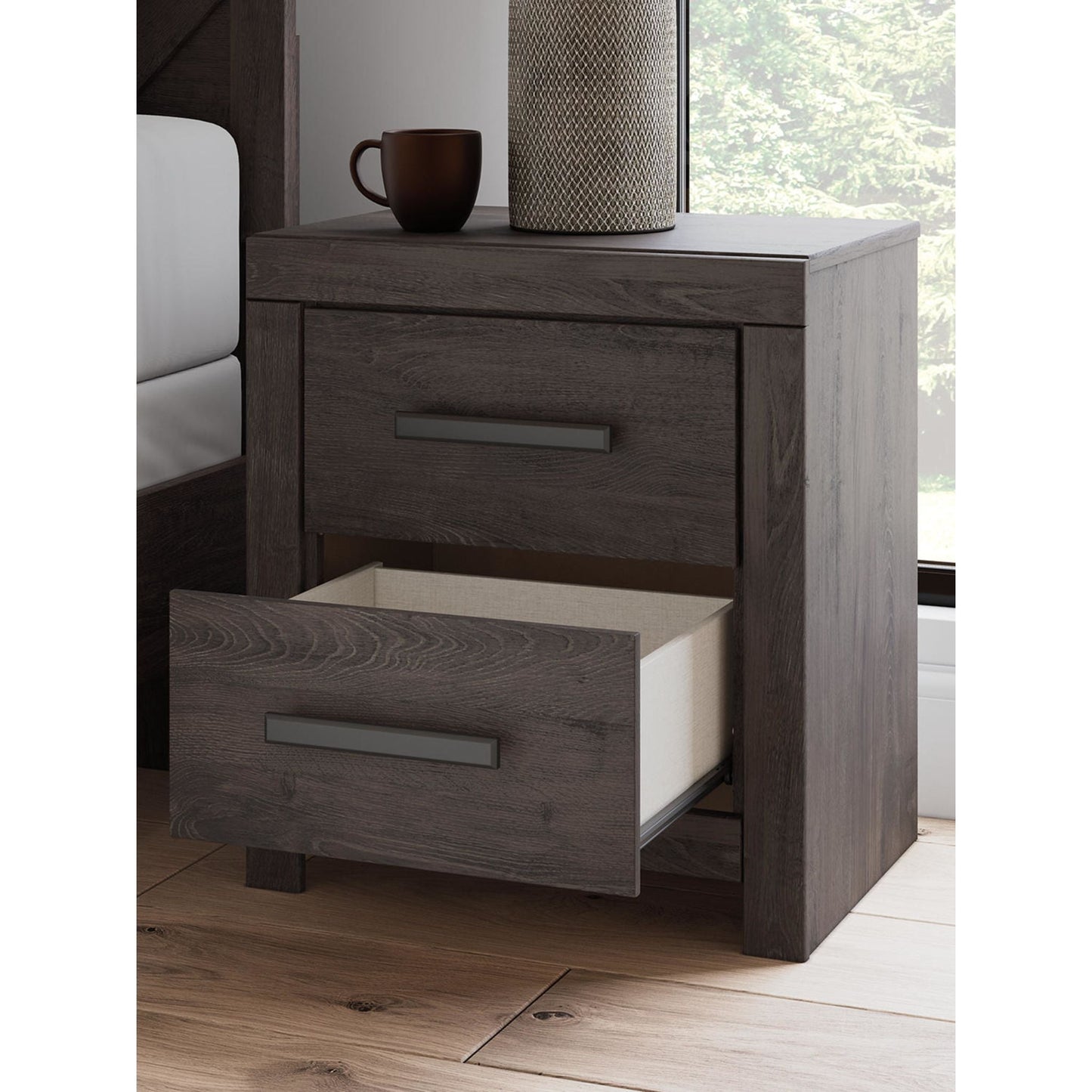 Table de chevet Prendonea - Anthracite