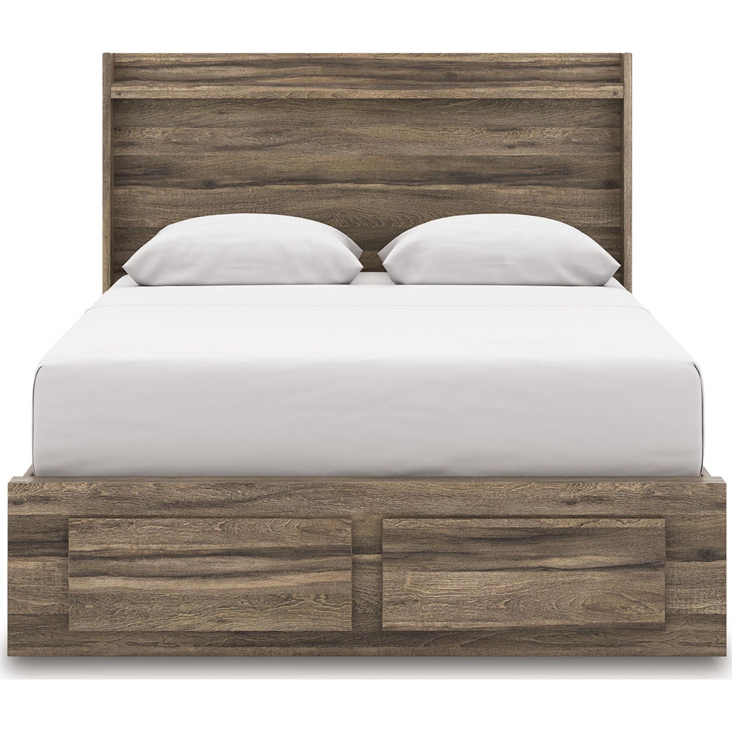 Lit de rangement Elbrim - Marron