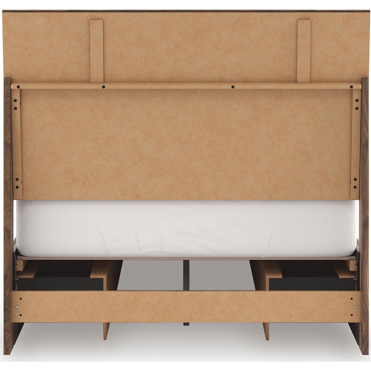 Lit de rangement Chirason - Marron