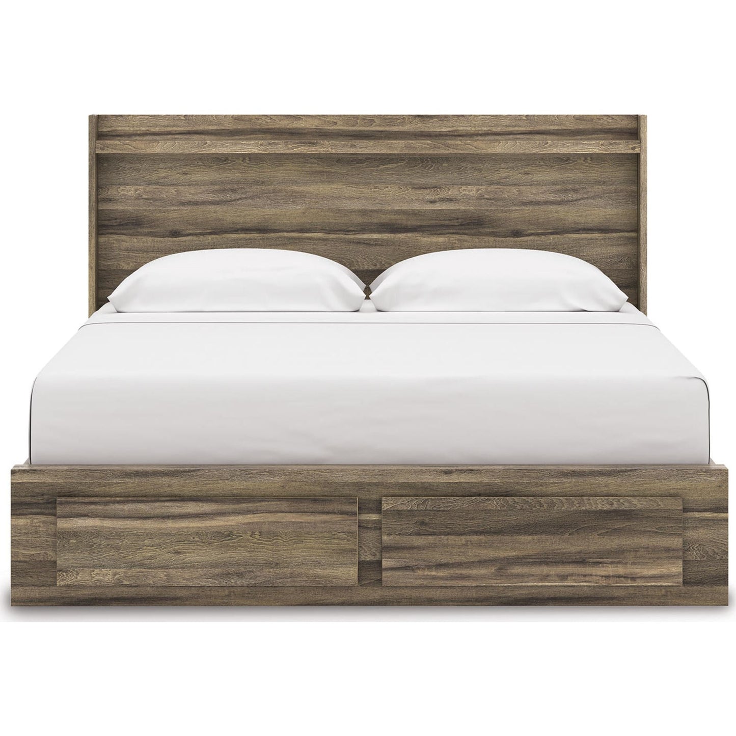 Lit de rangement Elbrim - Marron