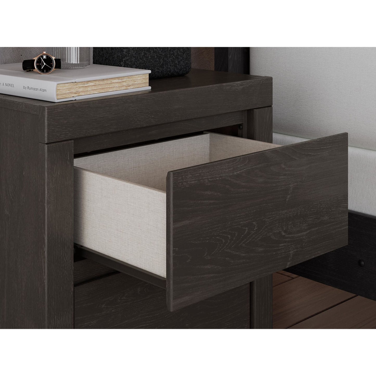 Table de chevet Fraluna - Anthracite