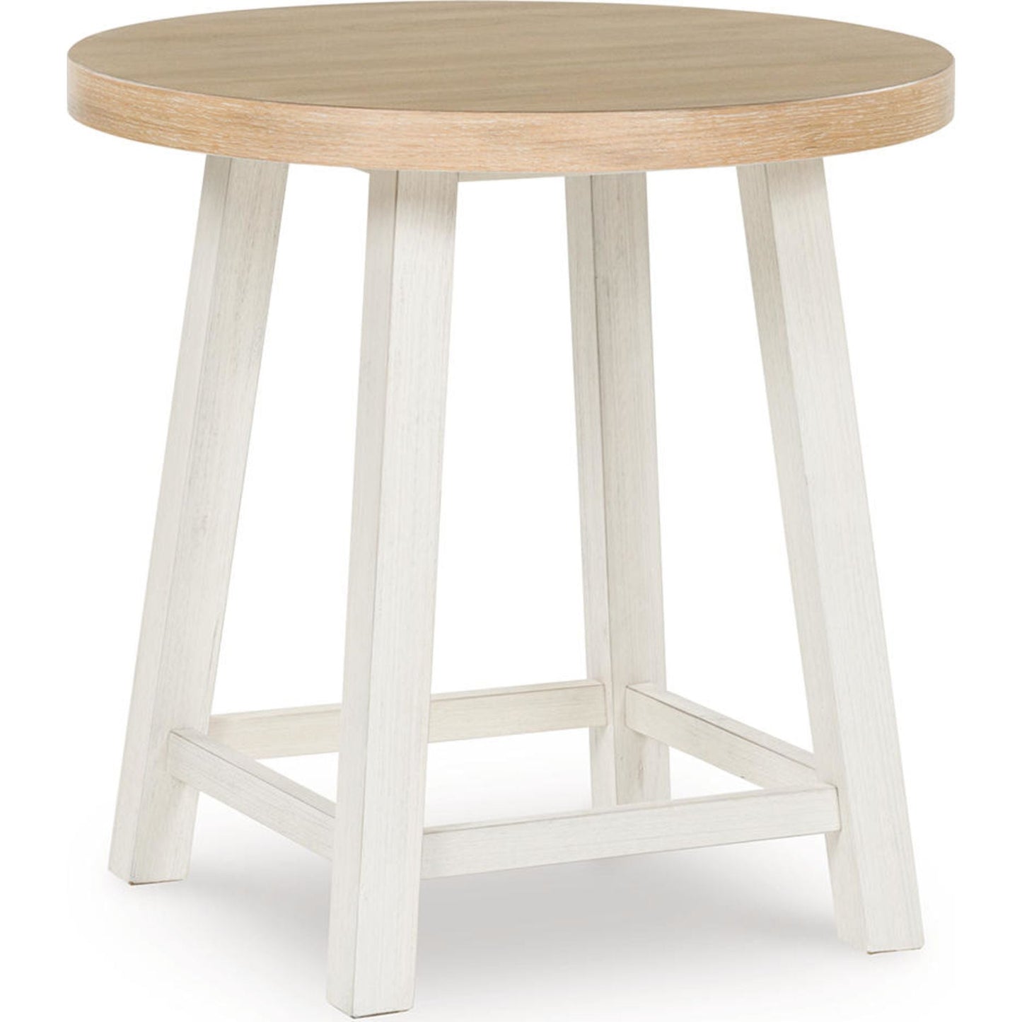 Lot de 3 tables Fawndell - Blanc antique/marron
