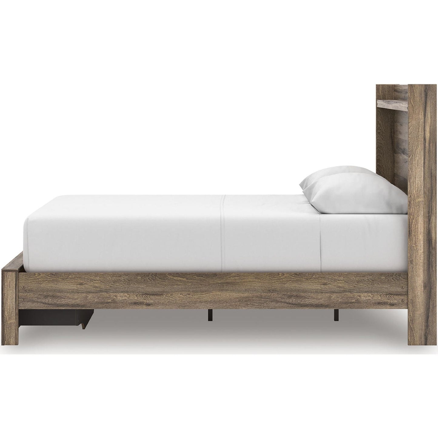 Lit de rangement Elbrim - Marron