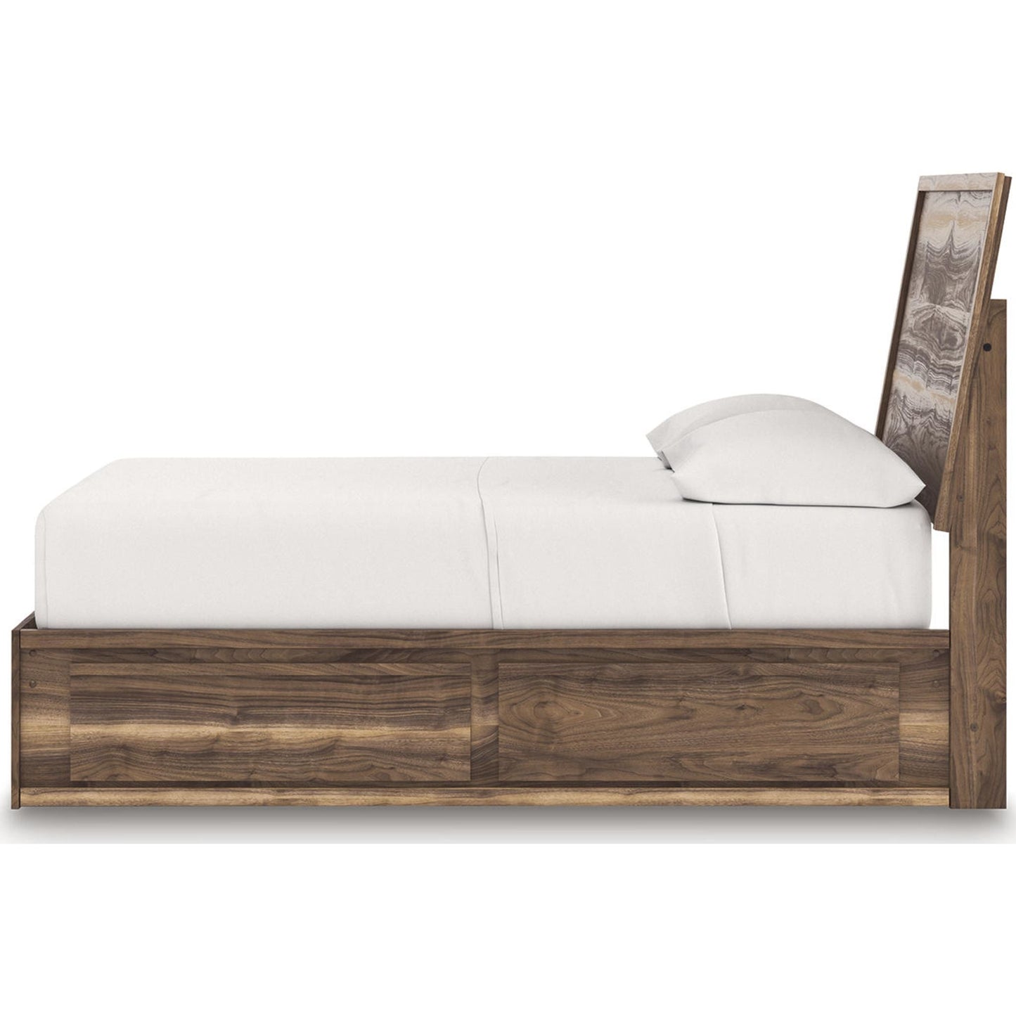 Lit de rangement Chirason - Marron