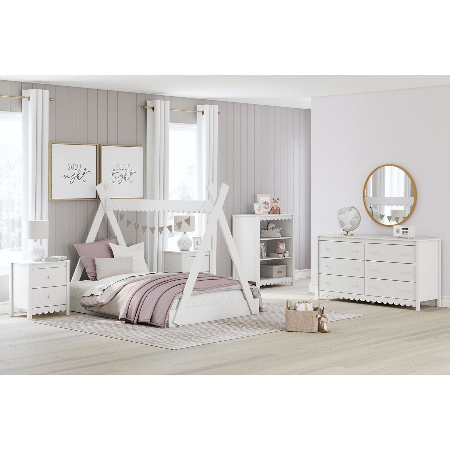 Lit-tente Hallityn - Blanc