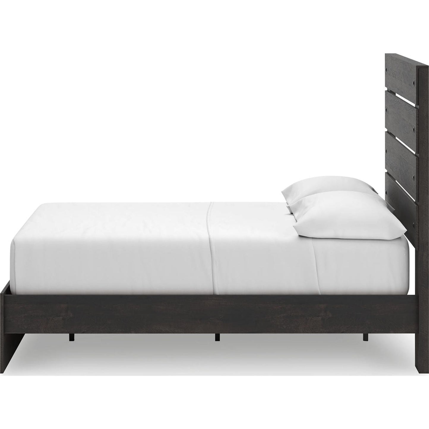 Lit de rangement complet Hollivern - Gris foncé