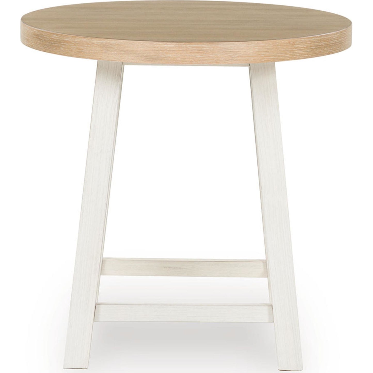 Lot de 3 tables Fawndell - Blanc antique/marron