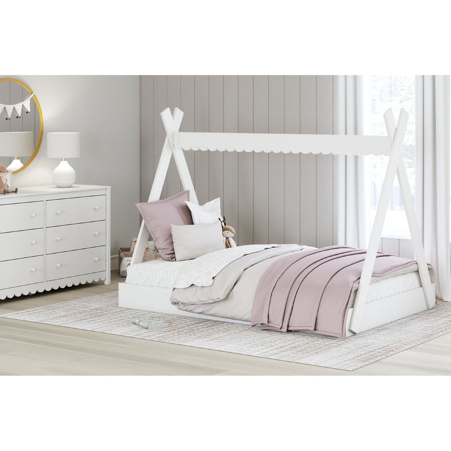 Lit-tente Hallityn - Blanc