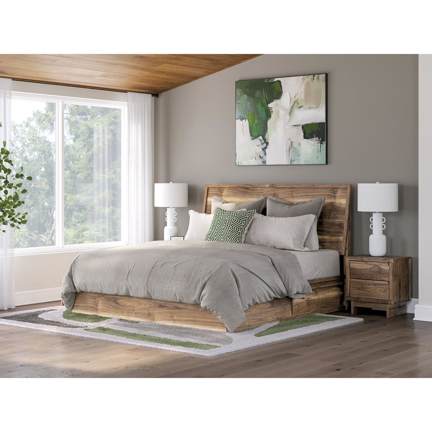 Lit coffre Chirason King - Marron