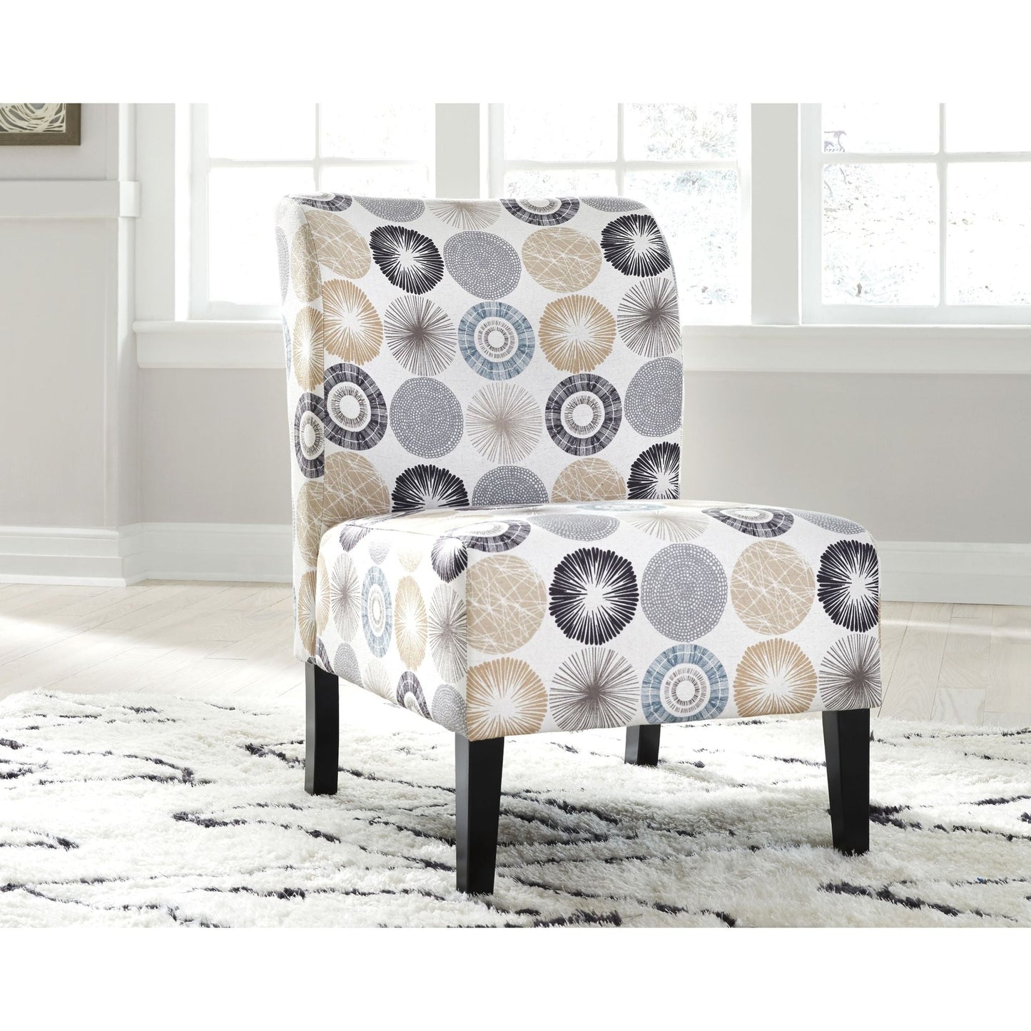 Fauteuil d'appoint Triptis - Gris/Beige