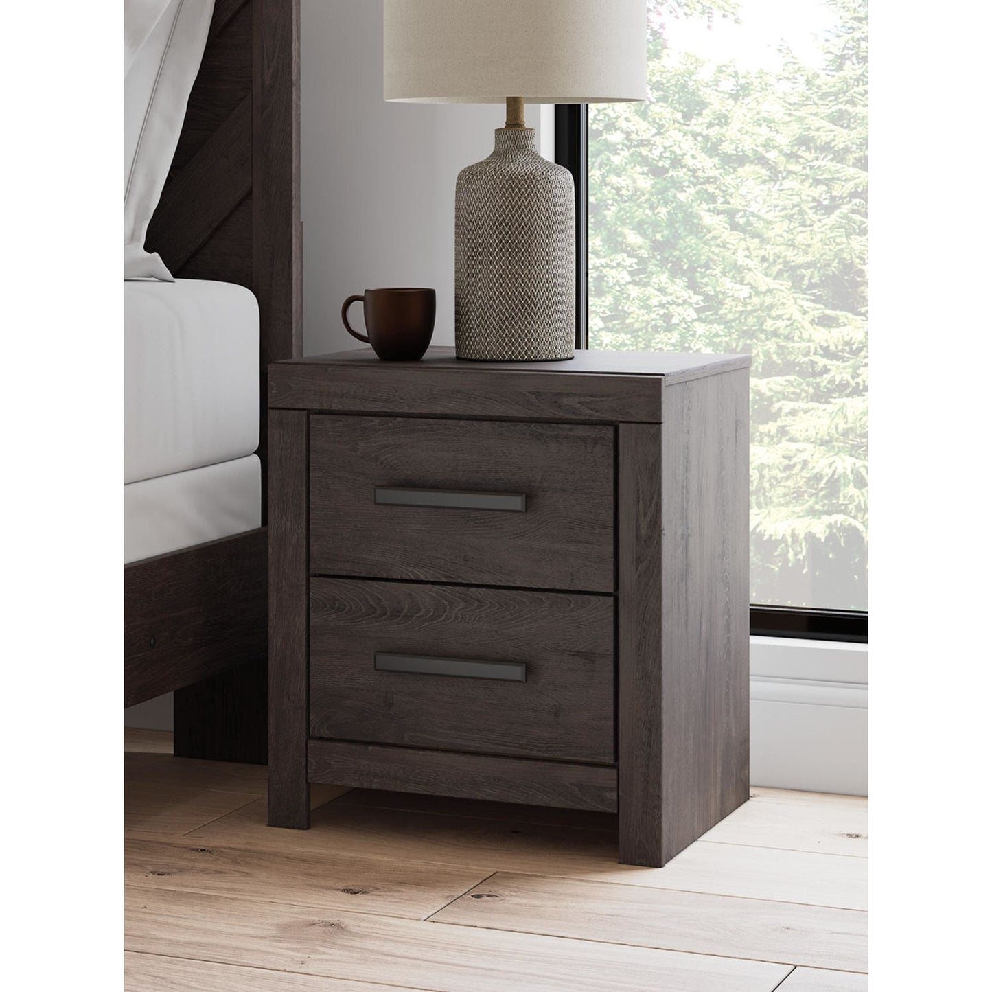 Table de chevet Prendonea - Anthracite