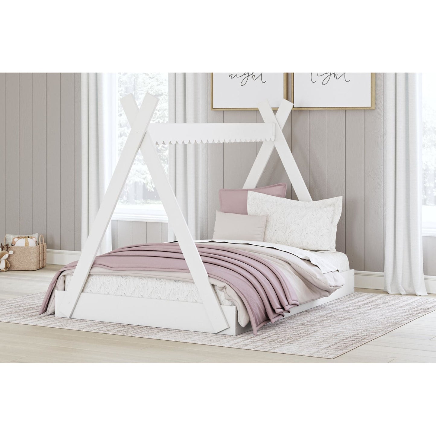 Lit-tente Hallityn - Blanc