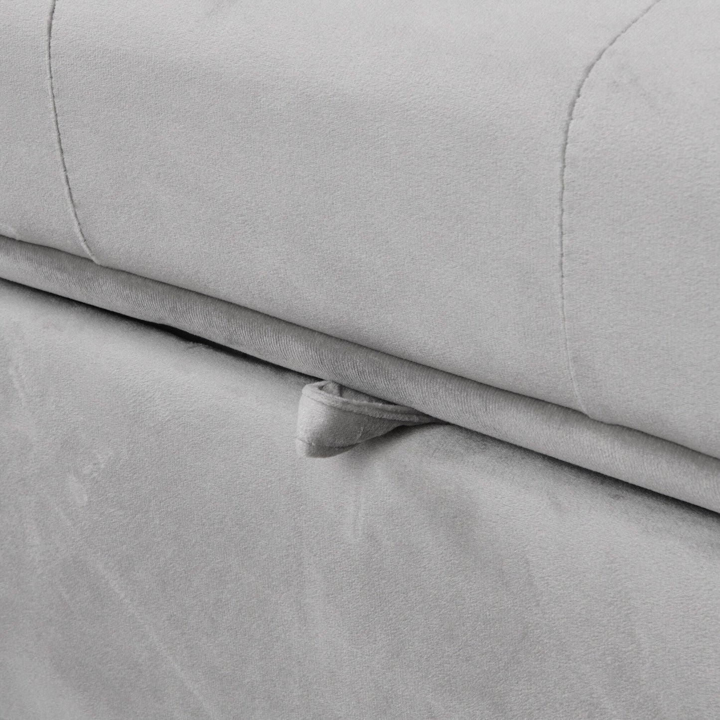 Canapé-lit ottoman simple pliable de 39,8 pouces avec dossier réglable et oreillers pour le salon