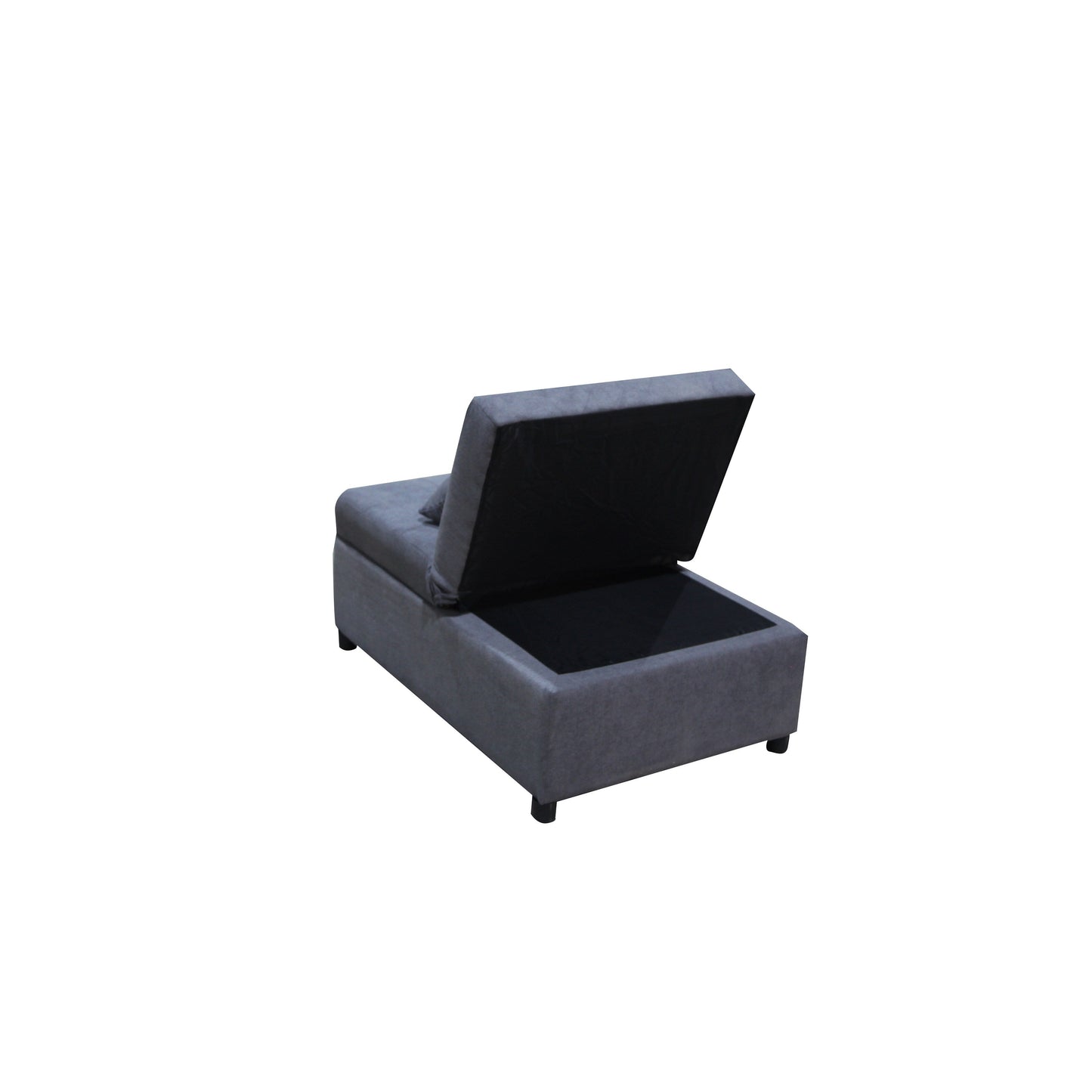 Canapé-lit ottoman simple pliable de 39,8 pouces avec dossier réglable et oreillers pour le salon