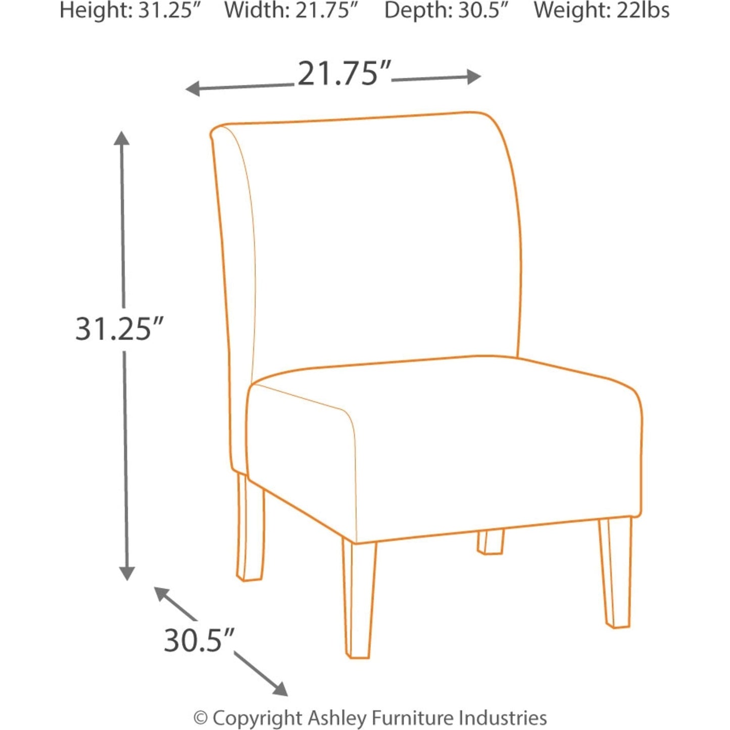 Fauteuil d'appoint Triptis - Gris/Beige