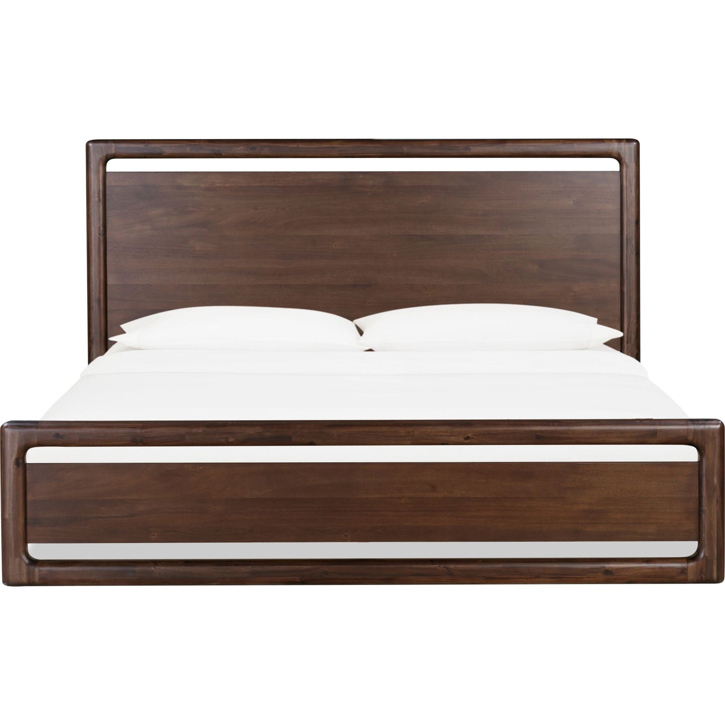 Lit plateforme Sol King - Marron épicé
