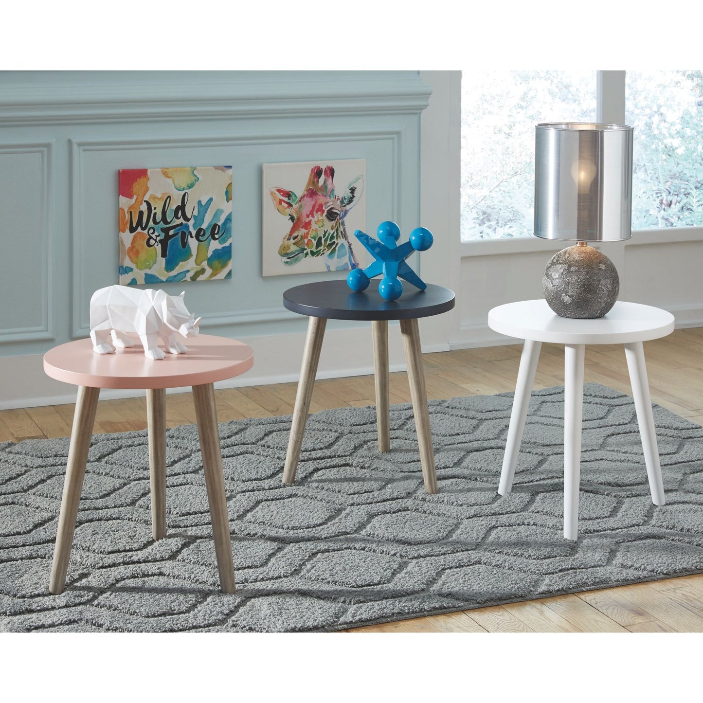 Table d'appoint Fullersen - Rose