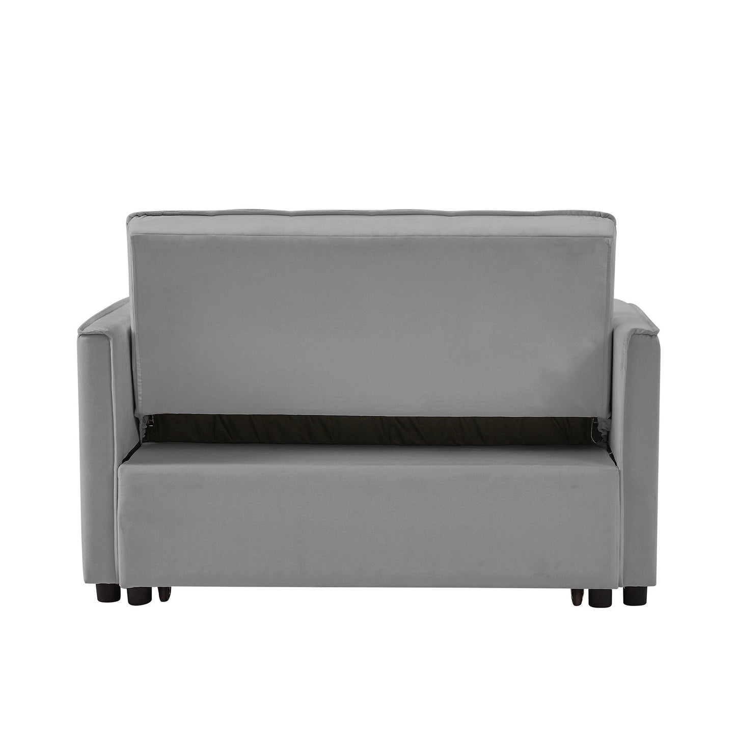 Canapé-lit 4 places moderne en velours avec dossier réglable (52,75 $)