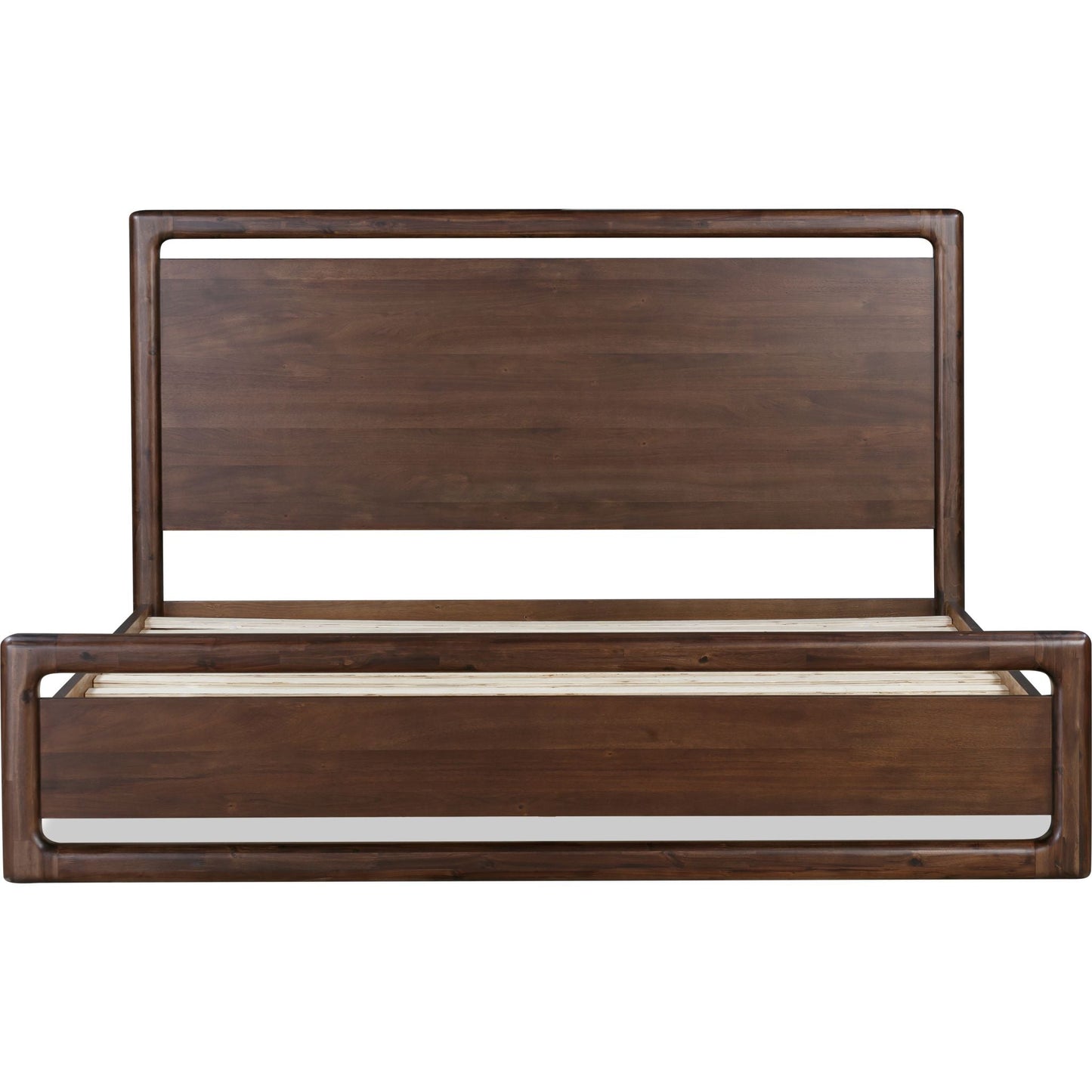 Lit plateforme Sol King - Marron épicé