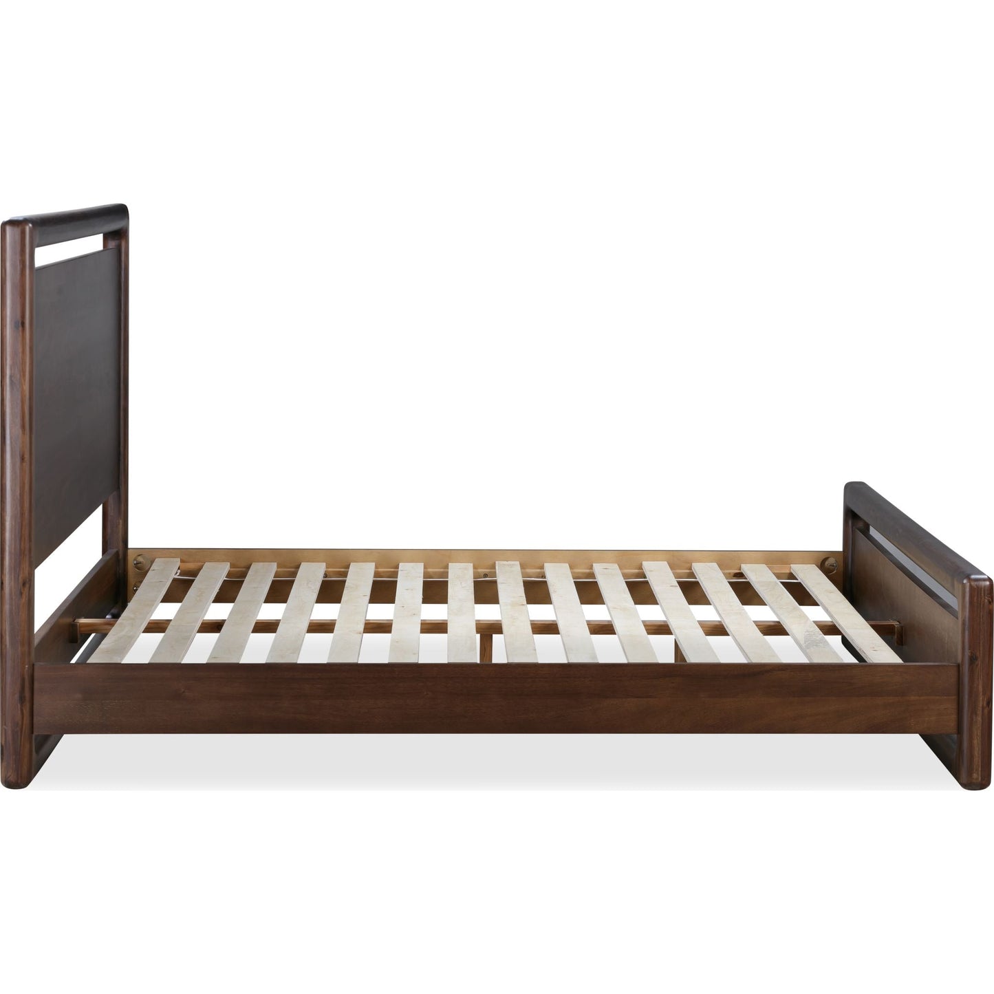 Lit plateforme Sol King - Marron épicé