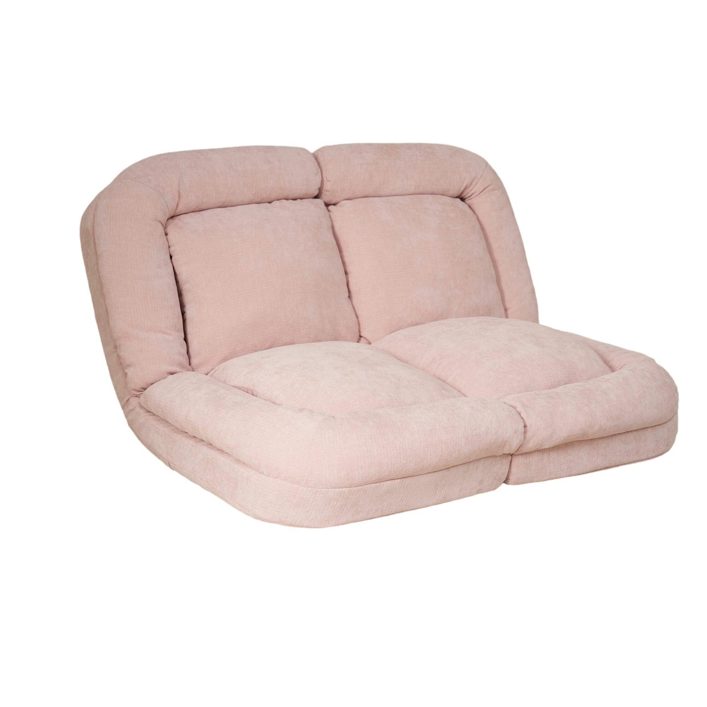 Canapé-lit double convertible avec fonction dépliante pour des options d'assise et de couchage polyvalentes