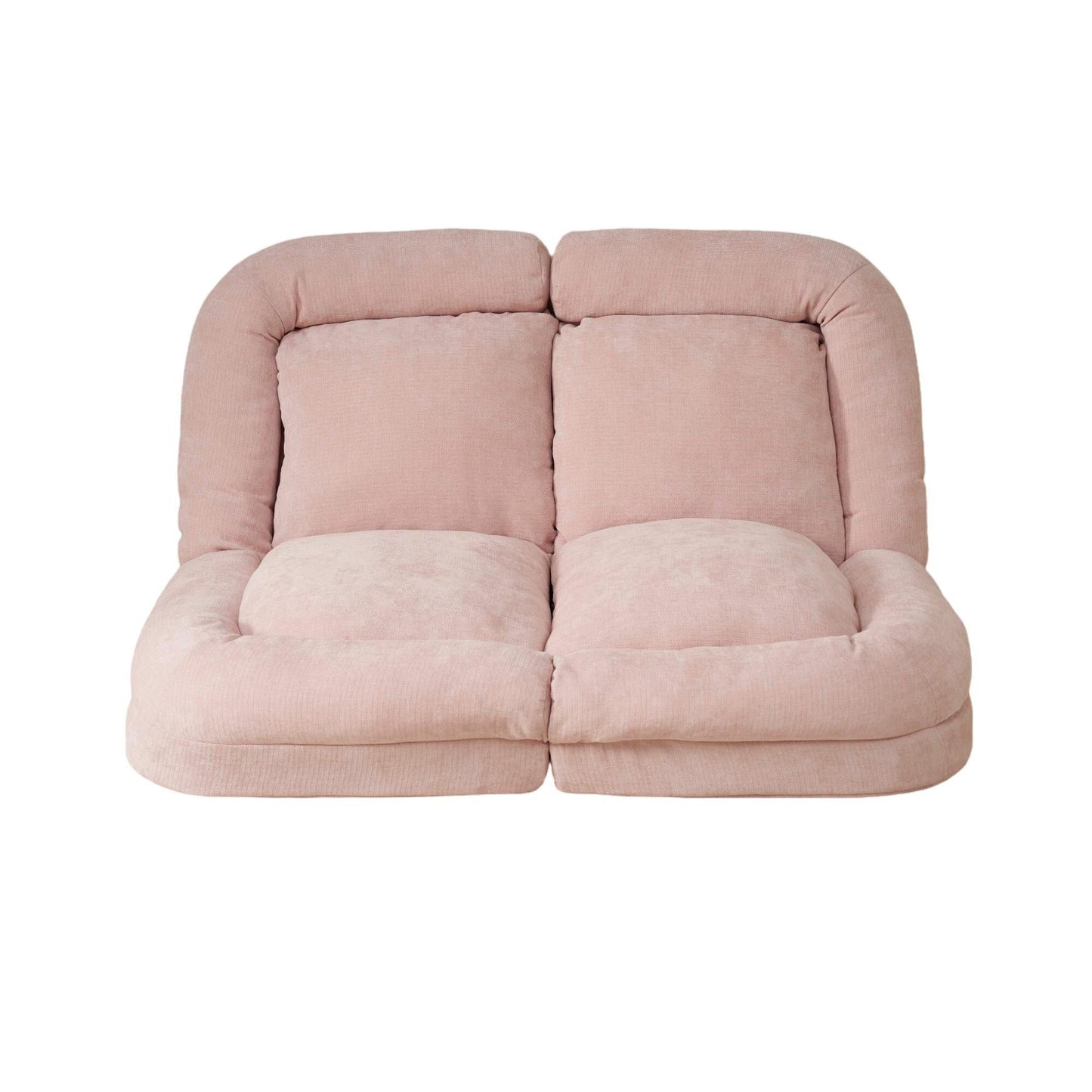 Canapé-lit double convertible avec fonction dépliante pour des options d'assise et de couchage polyvalentes