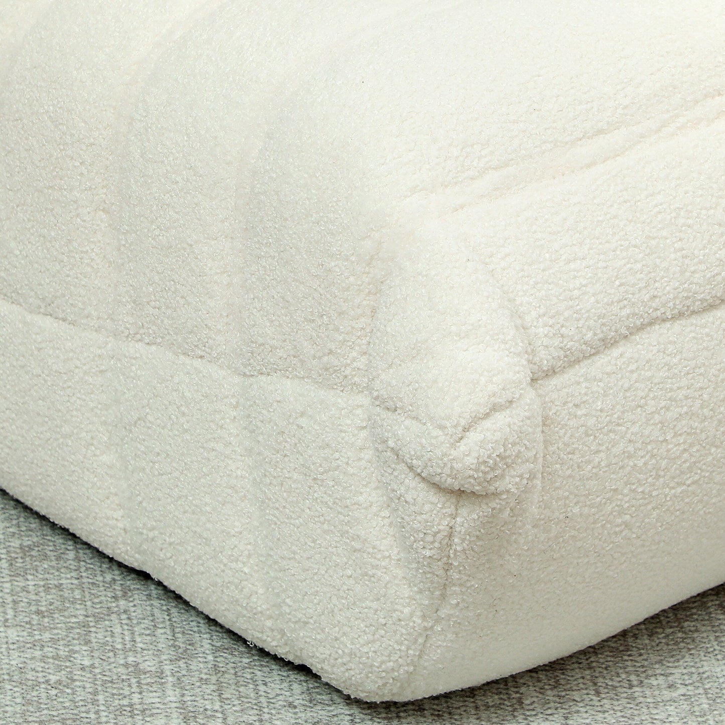 Pouf HOMCOM pour adultes, fauteuil géant au coin du feu, canapé paresseux, pouf avec mousse haute densité confortable