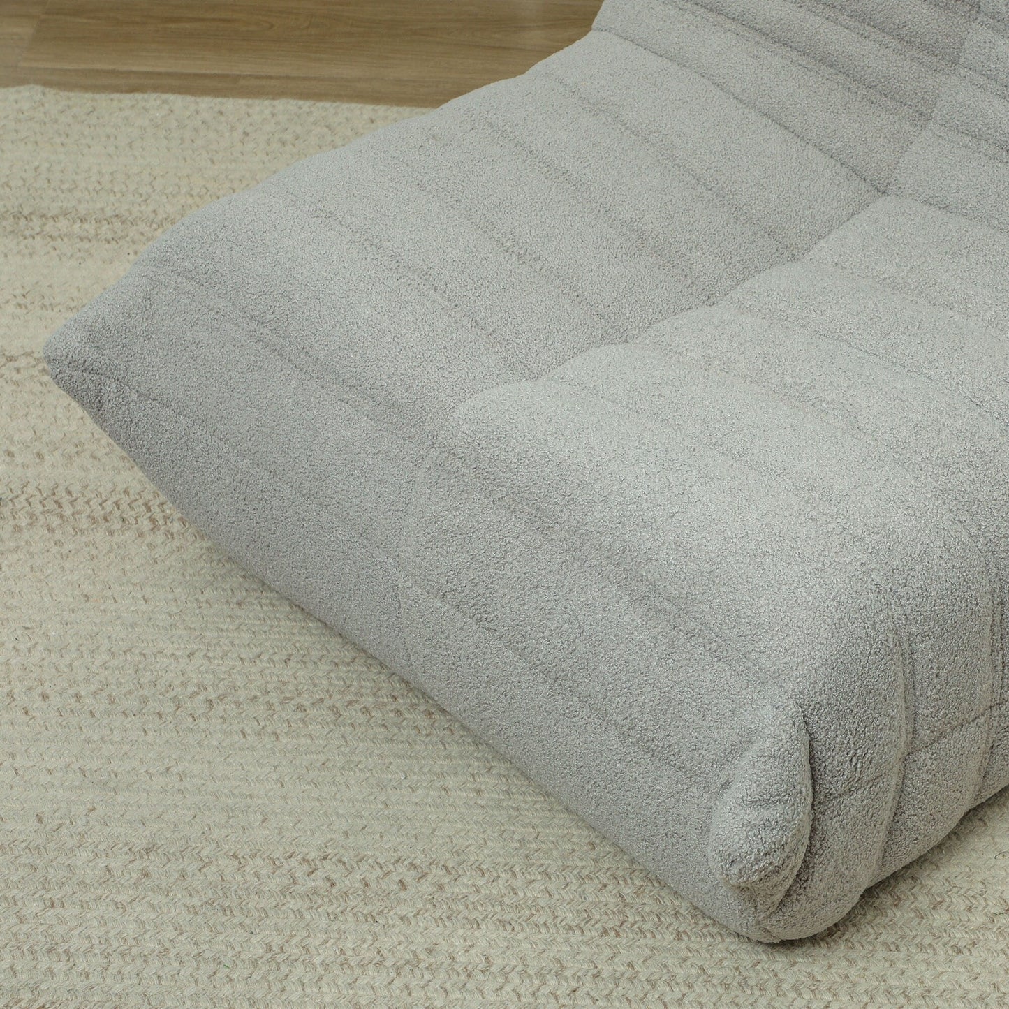 Pouf HOMCOM pour adultes, fauteuil géant au coin du feu, canapé paresseux, pouf avec mousse haute densité confortable