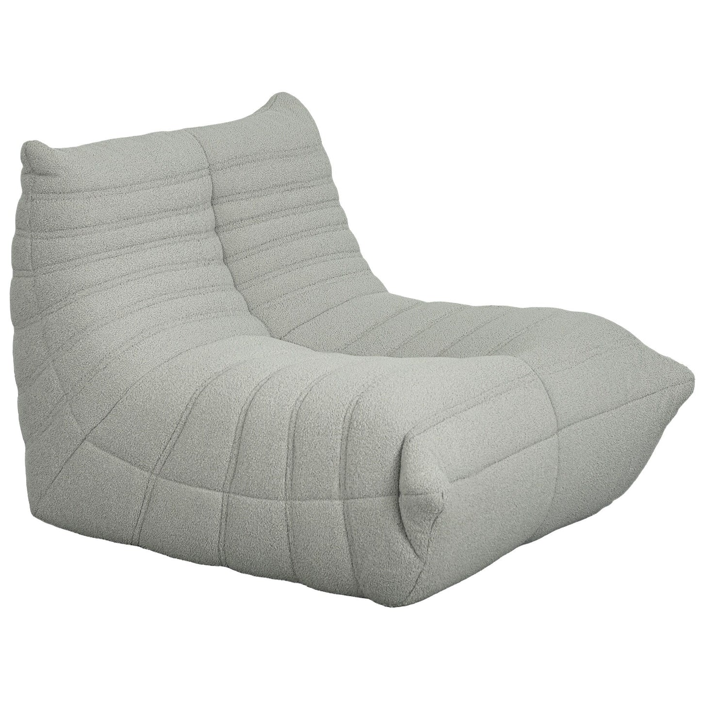 Pouf HOMCOM pour adultes, fauteuil géant au coin du feu, canapé paresseux, pouf avec mousse haute densité confortable