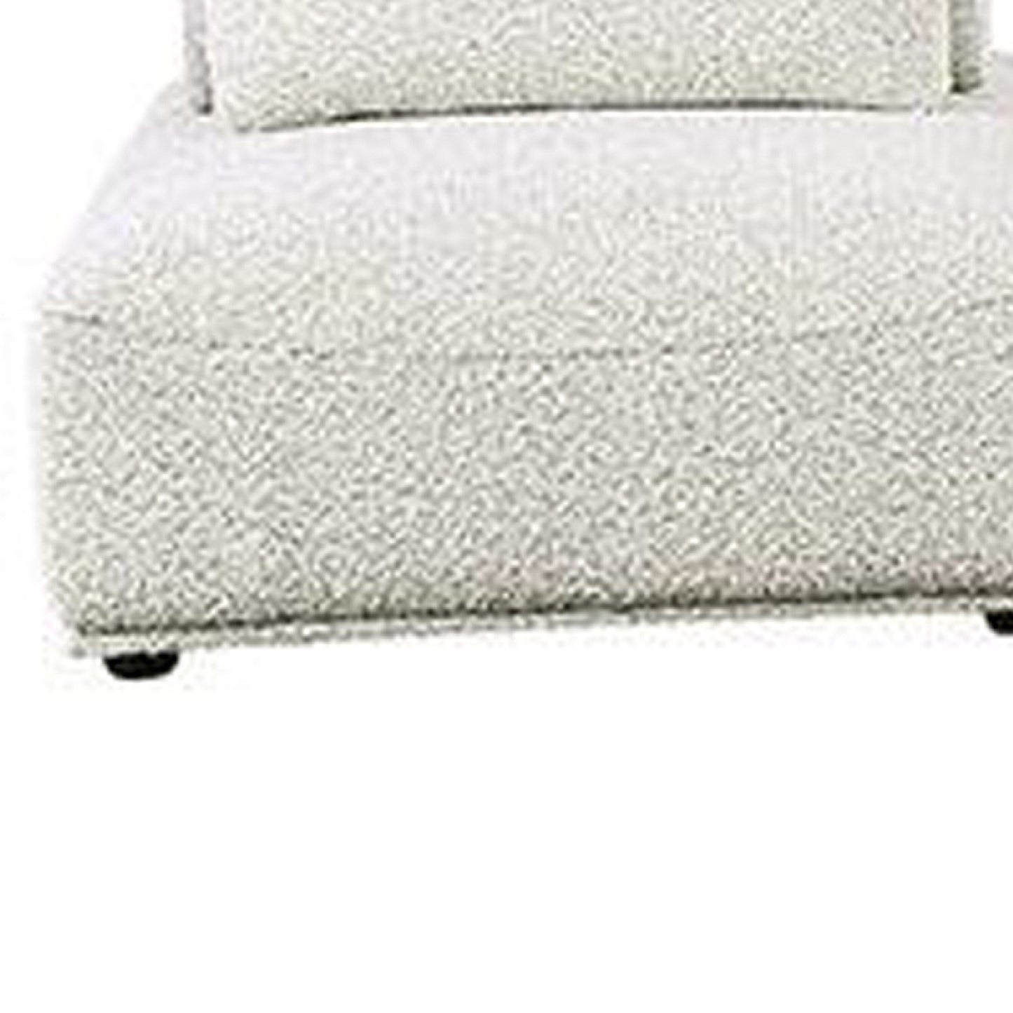 Canapé modulable incurvé 3 places Stavan, gris Boucle, profondeur d'assise réglable