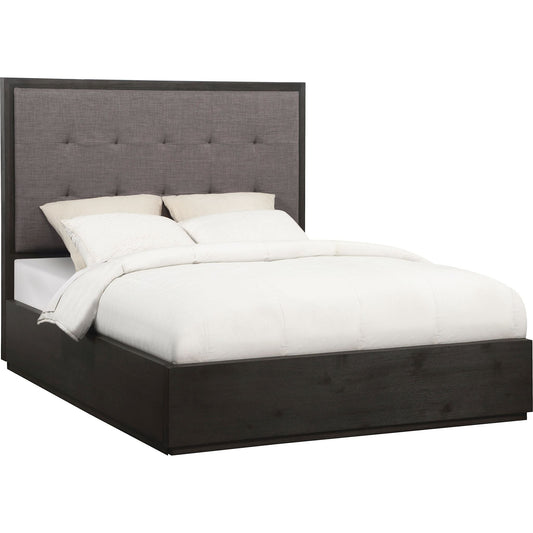 Lit plateforme Stafford - Gris basalte