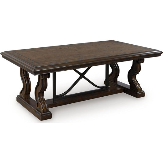 Table basse Maylee - Marron foncé