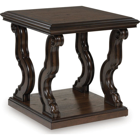Table d'appoint Maylee - Marron foncé