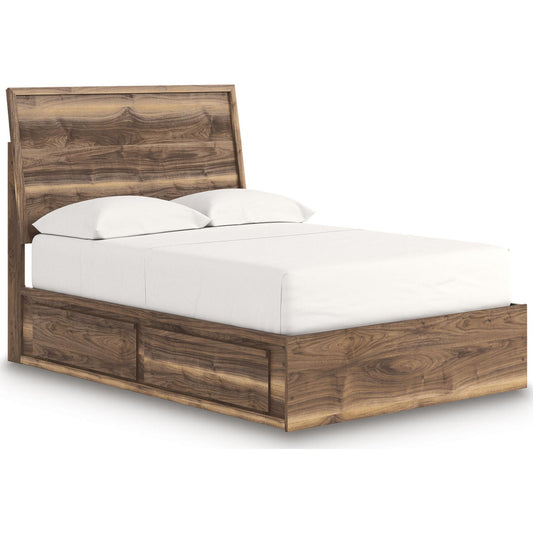 Lit de rangement Chirason - Marron