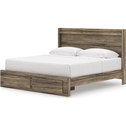 Lit de rangement Elbrim - Marron