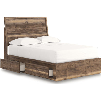 Lit de rangement Chirason - Marron