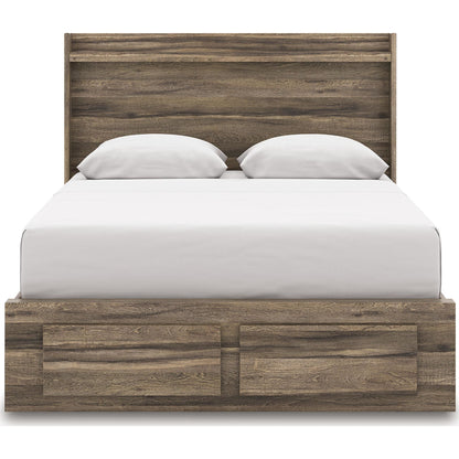 Lit de rangement Elbrim - Marron