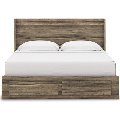 Lit de rangement Elbrim - Marron
