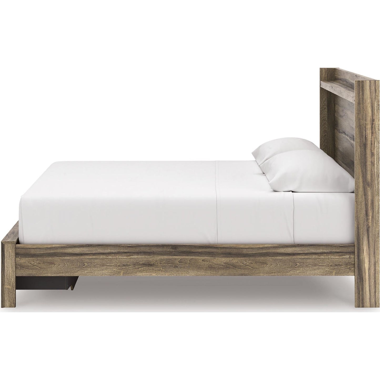 Lit de rangement Elbrim - Marron