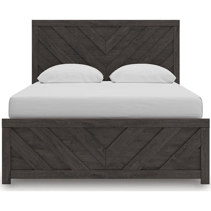 Lit Queen Size Prendonea - Anthracite