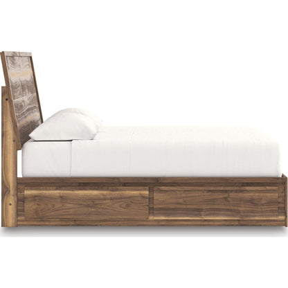 Lit coffre Chirason King - Marron