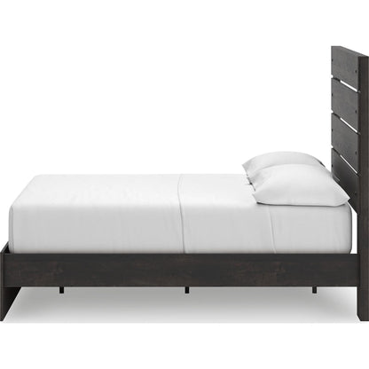 Lit de rangement complet Hollivern - Gris foncé