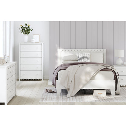 Lit plateforme Hallityn - Blanc