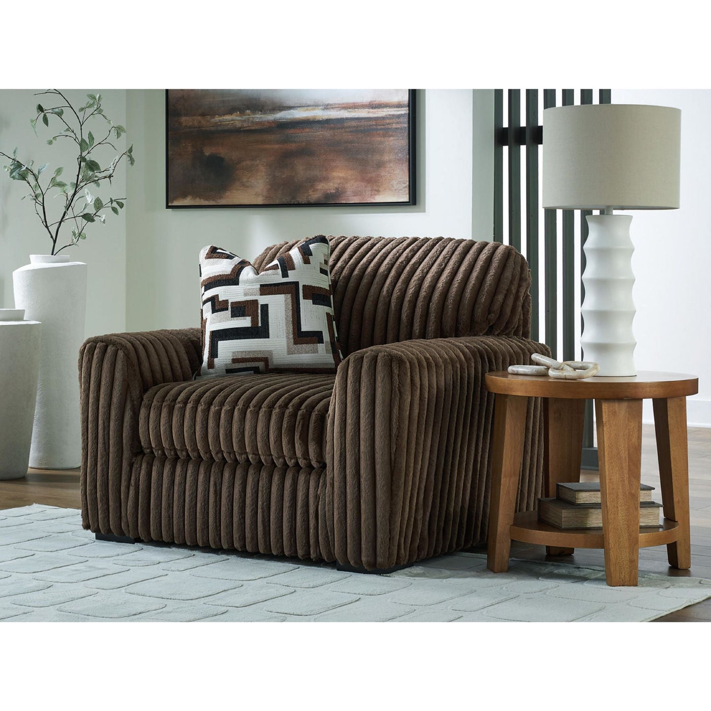 Chaise surdimensionnée Midnight-Madness - Chocolat